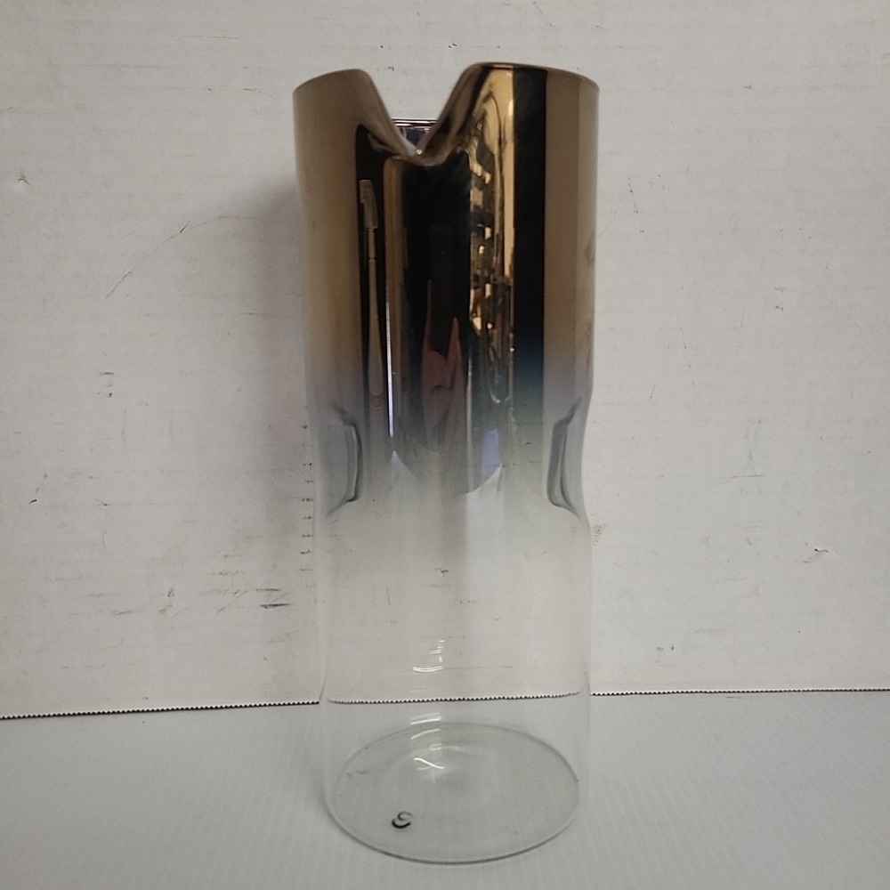 Mid Century‎ Modern Silver Fade Cocktail Pitcher Shannon Crystal